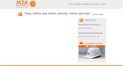 Desktop Screenshot of m2aengenharia.com.br